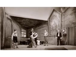Szenenbild aus der Oper Das Vermächtnis (Schluss), Uraufführung in Luzern 1934